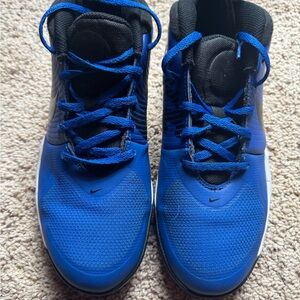 Blue and Black Athletic Shoes(WILL BE WASHED AND CLEANED BEFORE MAILED)